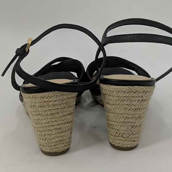 VIA SPIGA Leather Espadrille Wedge San… - Picture 6 of 8